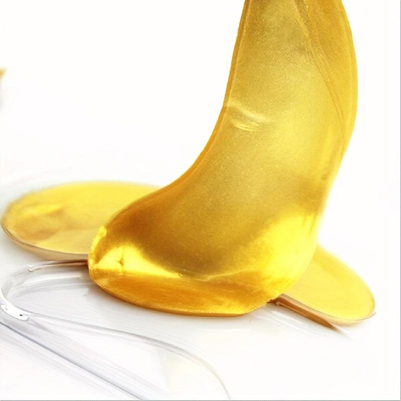 50 Packs Collagen Eye Mask Golden Powder Anti Wrinkle Moisturizing