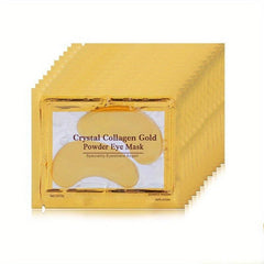 50 Packs Collagen Eye Mask Golden Powder Anti Wrinkle Moisturizing