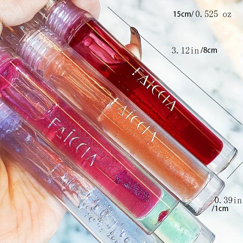 Lip Gloss Plumping Lip Glaze Hydrating Lipstick 4 Flavors