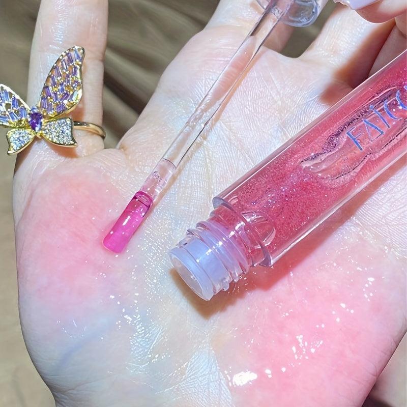 Lip Gloss Plumping Lip Glaze Hydrating Lipstick 4 Flavors