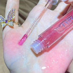 Lip Gloss Plumping Lip Glaze Hydrating Lipstick 4 Flavors