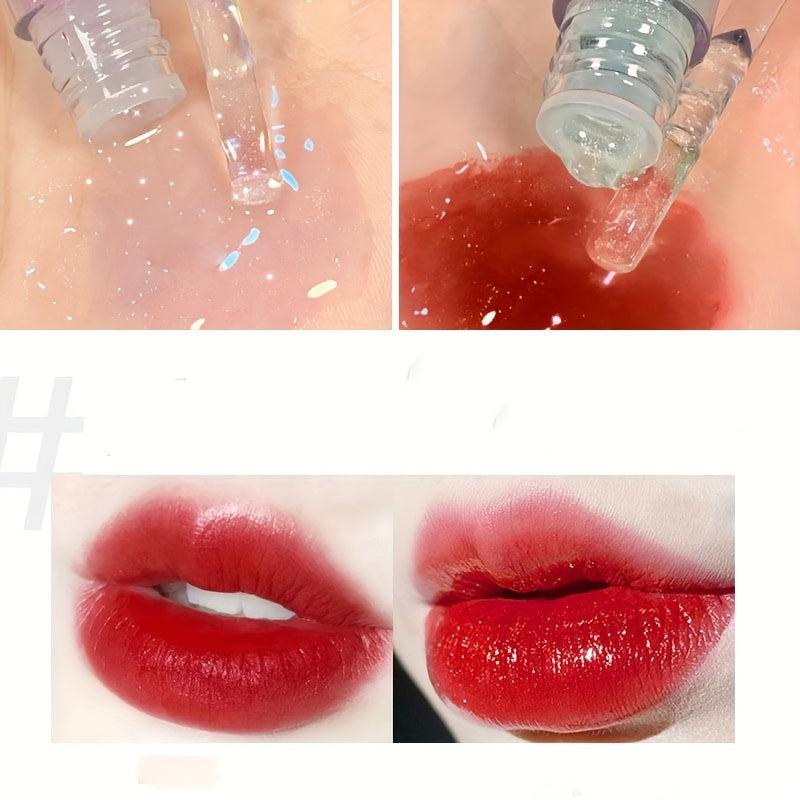 Lip Gloss Plumping Lip Glaze Hydrating Lipstick 4 Flavors