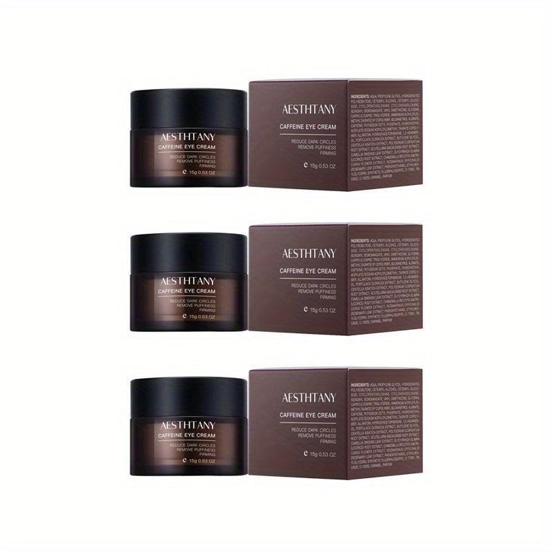 Caffeine Eye Cream 15g: Fades Lines, Tightens, Hydrates, Unisex