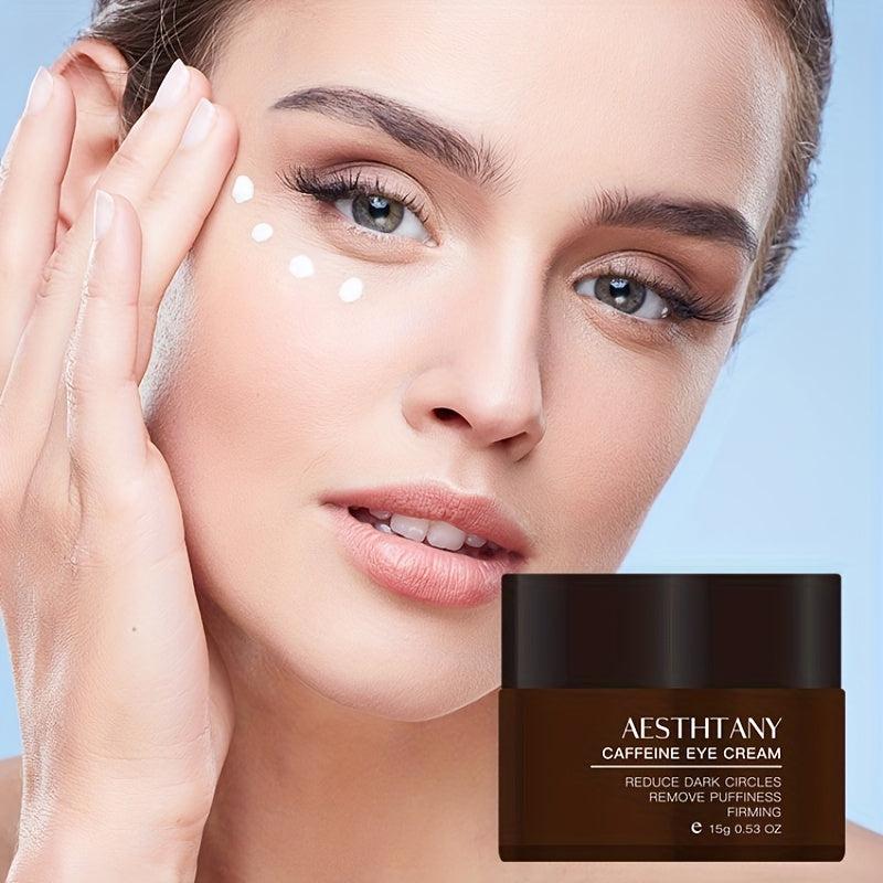 Caffeine Eye Cream 15g: Fades Lines, Tightens, Hydrates, Unisex