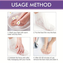 Goat Milk Exfoliating Foot Mask for Dry Feet