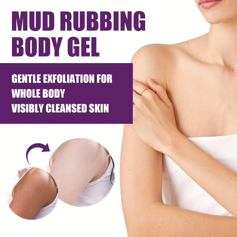 Exfoliating Gel for Back Acne & Mud Rub for Sunken Skin, Tender Skin Scrub Towel