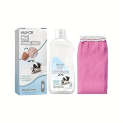Exfoliating Gel for Back Acne & Mud Rub for Sunken Skin, Tender Skin Scrub Towel