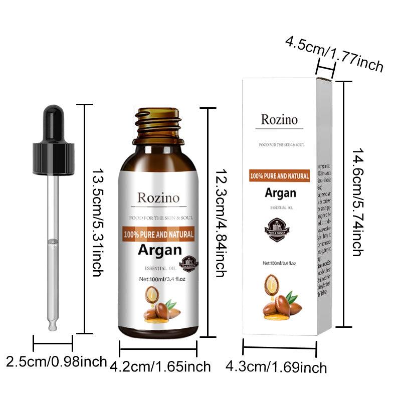 100ml Argan Essential Oil with Glass Dropper for Aromatherapy Diffusers