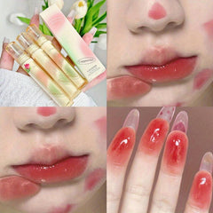 4 Colors Mirror Effect Lip Gloss Hydrating Plumping Water Gloss Lip Gloss