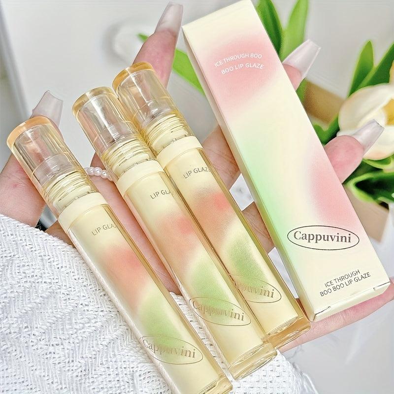 4 Colors Mirror Effect Lip Gloss Hydrating Plumping Water Gloss Lip Gloss