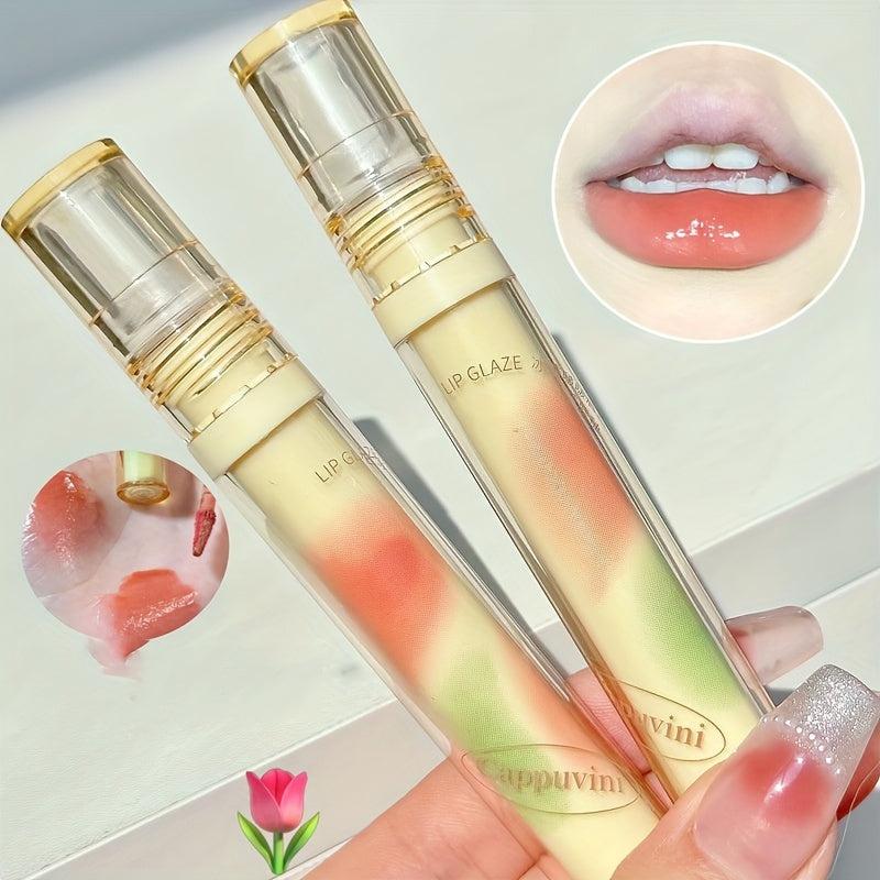 4 Colors Mirror Effect Lip Gloss Hydrating Plumping Water Gloss Lip Gloss