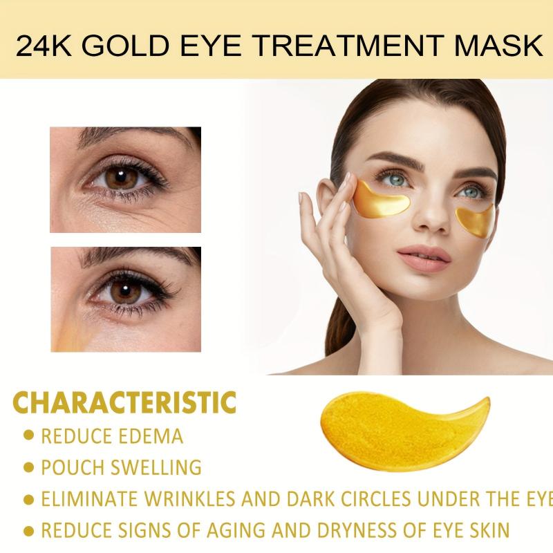 24K Moisturizing Essence Eye Mask Golden Eye Patch - Fade Eye Lines