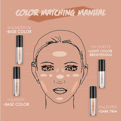 4 Colors Face Finishing Concealer Foundation Face Primer Liquid Concealer