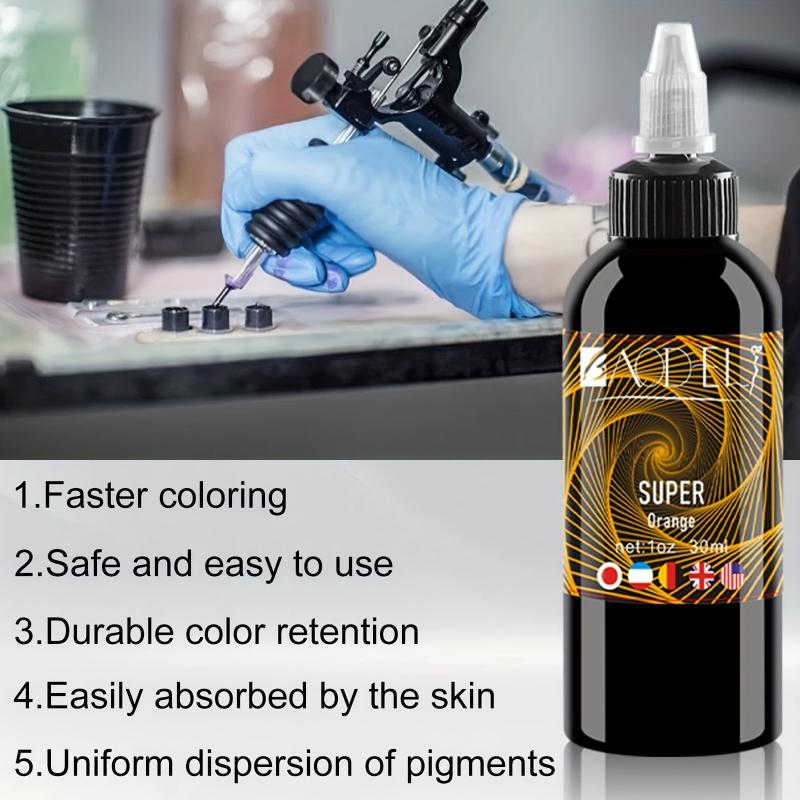 30ml Tattoo Ink Professional Tattoo Pigment Tattoo Supplies Long Lasting