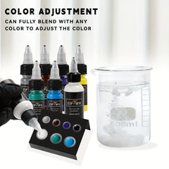 7PCS Tattoo Ink Mix Kit 7 Colors Ink Pigment Set