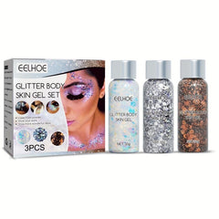 Mermaid Scale Glitter Gel Eyeshadow Makeup Set