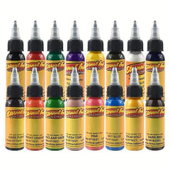 16 Tattoo Ink Set Professional Tattoo Pigment Long Lasting Tattoo Painting