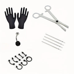 16pcs Set Disposable Piercing Jewelry Tool Sets
