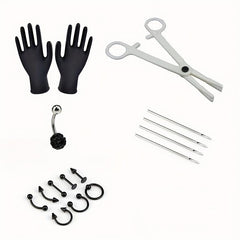 16pcs Set Disposable Piercing Jewelry Tool Sets