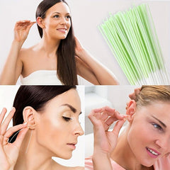60pcs Ear Cleaning Line Set Herb Solution Paper Floss Ear Hole Tools Kit