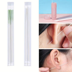 60pcs Ear Cleaning Line Set Herb Solution Paper Floss Ear Hole Tools Kit
