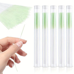 60pcs Ear Cleaning Line Set Herb Solution Paper Floss Ear Hole Tools Kit