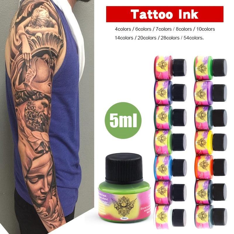 Tattoo Ink Set Professional Pigment Long Lasting Tattoo Supplies