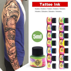 Tattoo Ink Set Professional Pigment Long Lasting Tattoo Supplies