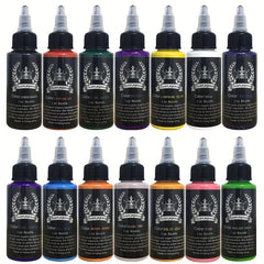 14 Colors Tattoo Ink Set Long Lasting Tattoo Painting Supplies