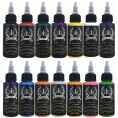 14 Colors Tattoo Ink Set Long Lasting Tattoo Painting Supplies