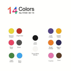 Professional Tattoos Ink Pigment Set 14 1oz 30ml English Ink