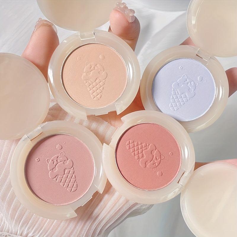 Matte Mineral Blush Powder Peach Blush Warm Bright Shimmer Face Blush