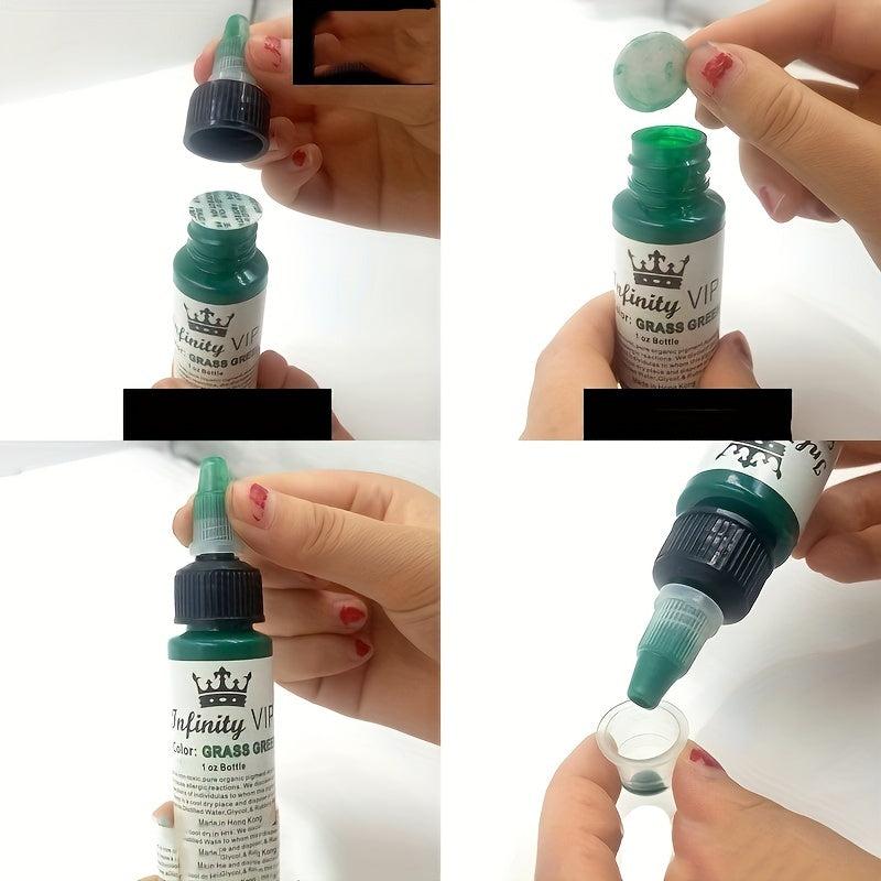 SNDE Tattoo 7 Ink Set 1 Oz Professional Tattoo Ink Pigment