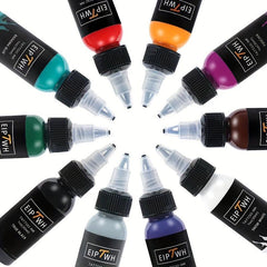 5pcs Tattoo Ink Set Pigment Supplies Body Art Long Lasting