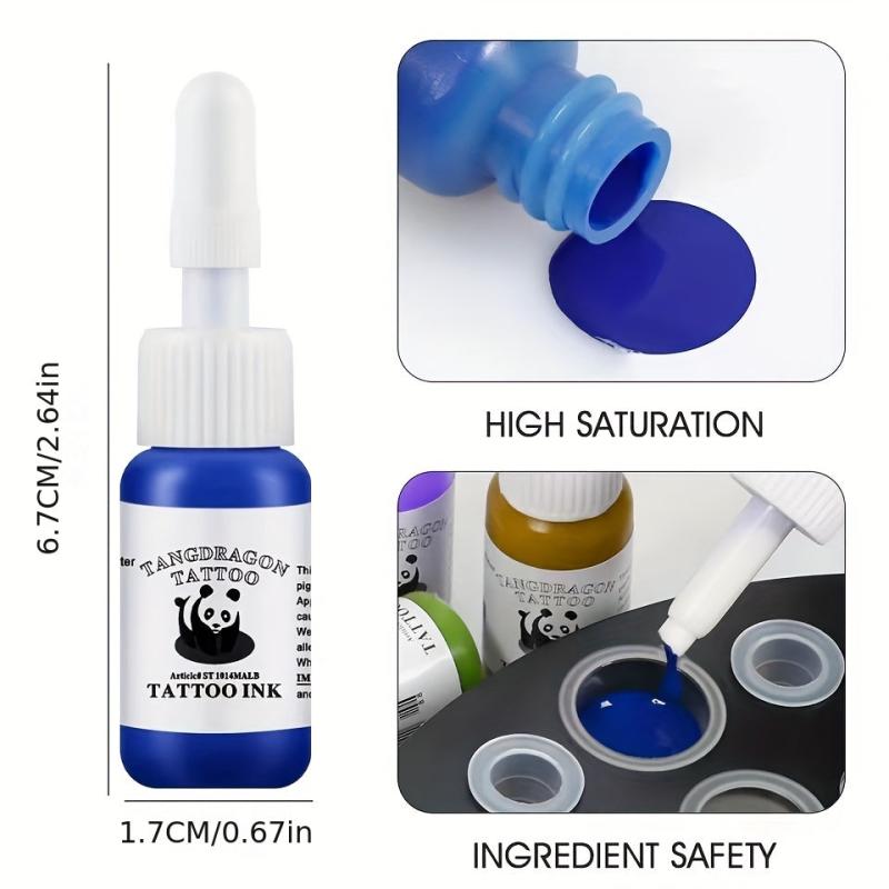 Professional Tattoo Pigment Set Long Lasting Tattoo Painting Tattoo Supplies