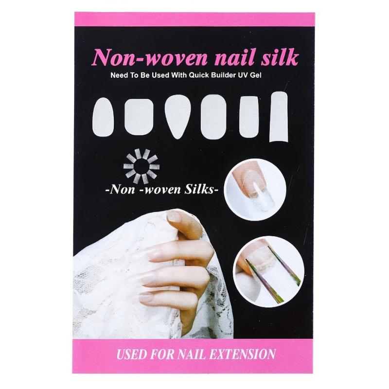 10 Pcs Nail Repair Fiberglass Silk Wrap Self Adhesive Anti Damage DIY