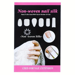 10 Pcs Nail Repair Fiberglass Silk Wrap Self Adhesive Anti Damage DIY
