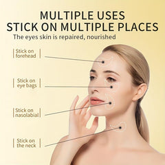 Golden Moisturizing Under Eye Mask Fade Dark Circles Puffiness Wrinkle