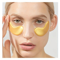 Golden Under Eye Crystal Mask for Puffy Eyes & Dark Circles Care