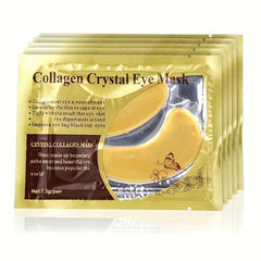 Golden Under Eye Crystal Mask for Puffy Eyes & Dark Circles Care