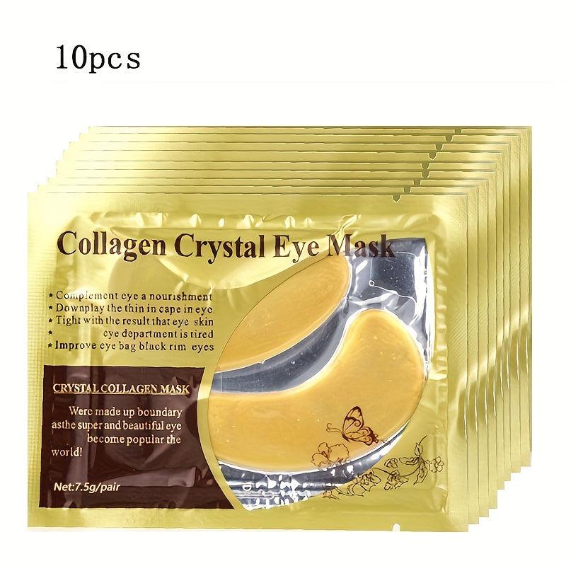 Golden Under Eye Crystal Mask for Puffy Eyes & Dark Circles Care