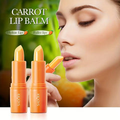 Carrot Nourishing Lip Balm Vitamin E Moisturizing Lipstick for Autumn Winter
