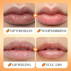 Carrot Nourishing Lip Balm Vitamin E Moisturizing Lipstick for Autumn Winter