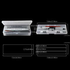 Double Layer Nail Art Tips Storage Box Case