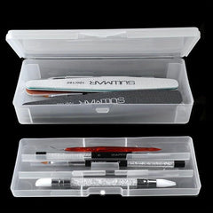 Double Layer Nail Art Tips Storage Box Case
