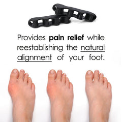 Soft Silicone Toe Separators Bunion Pain Relief Compression Socks