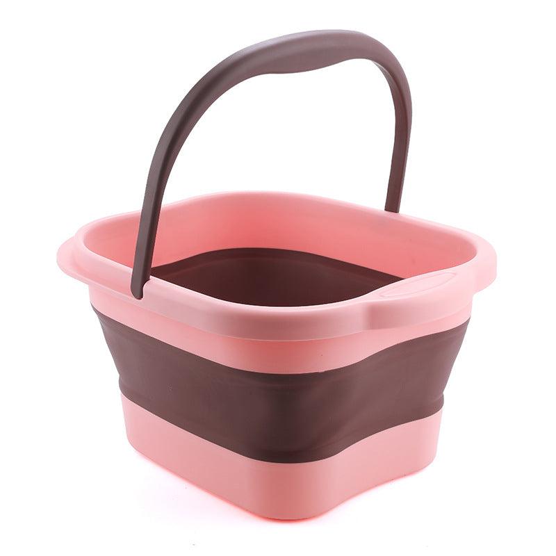 Collapsible Foot Soaking Bath Basin with Massager