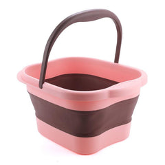 Collapsible Foot Soaking Bath Basin with Massager