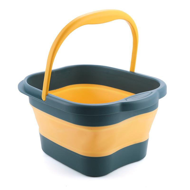Collapsible Foot Soaking Bath Basin with Massager