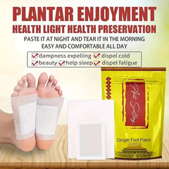 Ginger Foot Pads Anti Swelling Herbal Patch for Foot Care - 10pcs/20pcs
